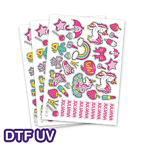 DTF U.V Rídigo - A4 20x28 cm