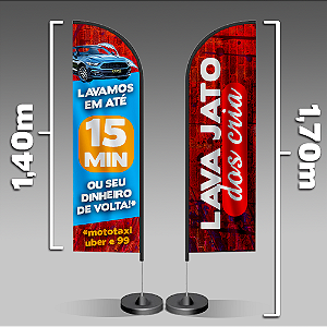 Wind Banner - Faca Médio