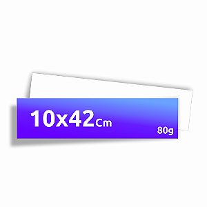 Folheto 10x42 cm - 80 g/m²