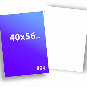 Folheto 40x56 cm - 80 g/m²