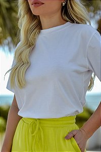 Básica Feminina em Malha Menegotti de Algodão com Elastano  Linha Premium