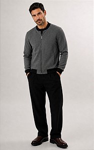 Jaqueta Masculina Lã Malha