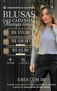 Camiseta Feminina Algodao Premium M/L