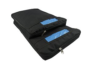 PORTA SACOLAS PARA LOJAS E SUPERMERCADOS DUAS MEDIDAS - PRETA