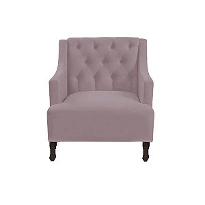 Poltrona Genesis Suede Rosê