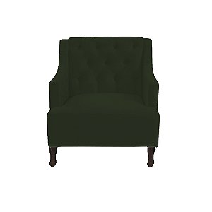 Poltrona Genesis Suede Verde
