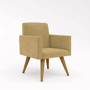 Poltrona Nina Suede Capuccino