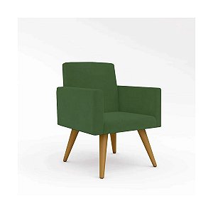 Poltrona Nina Suede Verde