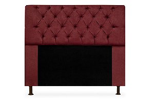 Cabeceira Mirage 90 CM Suede Bordô