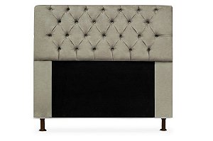 Cabeceira Mirage 100 CM Suede Bege