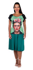 Blusa Tule Silvia - Autorretrato Frida - Frida Kahlo