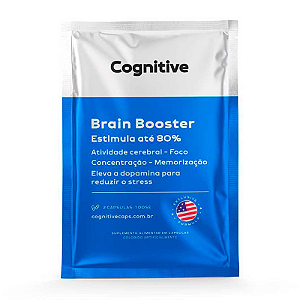 Suplemento Alimentar Cognitive Brain Booster 2 Cápsulas