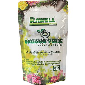 Organo Verde Adubo Orgânico 250g - Rawell Química
