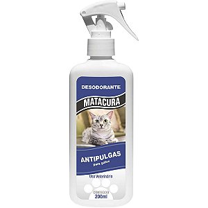 Desodorante Antipulgas para Gatos 200ml - Matacura