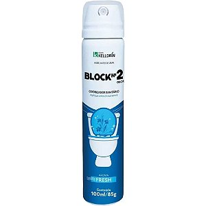 Block Nº2 Fresh – Odorizador Sanitário 100ml/85g - Kelldrin