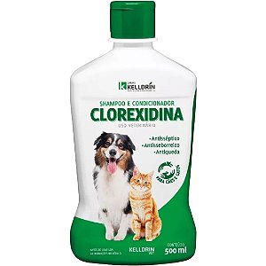 Shampoo & Condicionador Clorexidina 5 em 1 500ml - Kelldrin