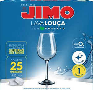 Lava-Louça Sem Fosfato 25x20g - JIMO
