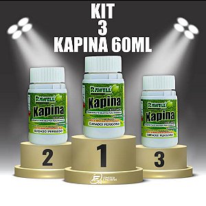 KIT 3un Kapina 60ml - Rawell Química