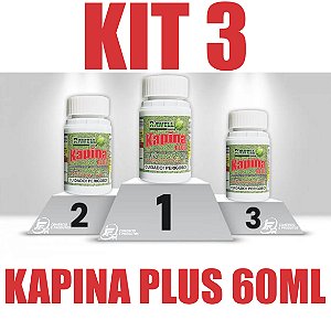 KIT 3 Kapina Plus 60ml - Rawell Química