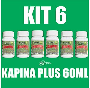 KIT 6 Kapina Plus 60ml - Rawell Química