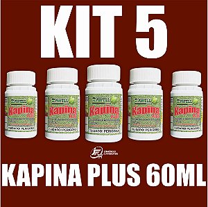 KIT 5 Kapina Plus 60ml - Rawell Química