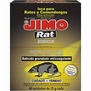 Rat Granulado Display C/40 Unidades de 25g - JIMO
