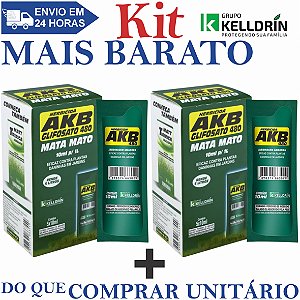 KIT 2 AKB 480 Herbicida Glifosato 5x10ml - Kelldrin