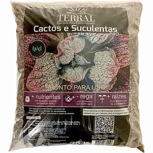 Cactos e Suculentas PRO 25L - Terral
