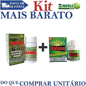 Kit 1un Kapina Plus 60ml + 1un Katana 30ml - Rawell Química