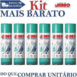 KIT 6 Desamassa Aerossol 300ml/270g - JIMO
