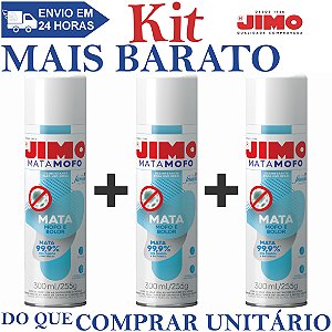 KIT 3 Mata Mofo Aerossol 300ml/255g - JIMO