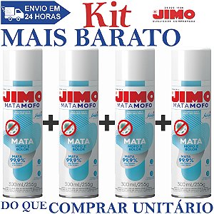 KIT 4 Mata Mofo Aerossol 300ml/255g - JIMO