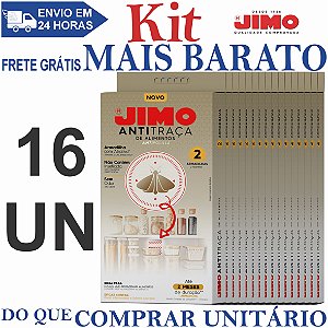 KIT 16 Antitraça de Alimentos Estojo com 2un - Jimo