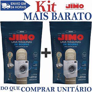 KIT 2 Lava Máquinas de Roupas 2x20g - JIMO