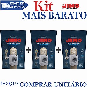 KIT 3 Lava Máquinas de Roupas 2x20g - JIMO