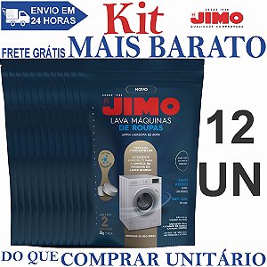 KIT 12 Lava Máquinas de Roupas 2x20g - JIMO