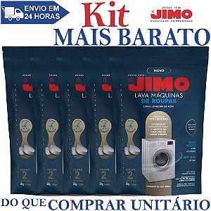 KIT 5 Lava Máquinas de Roupas 2x20g - JIMO