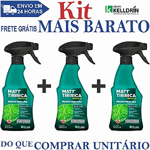 KIT 3 Matt Tiririca Pronto Uso 500ml - KELLDRIN