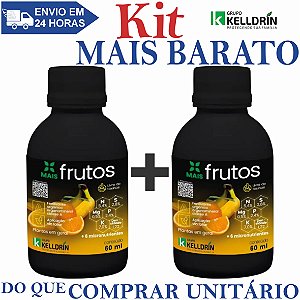 KIT 2 Mais Frutos Concentrado 60ml - Kelldrin