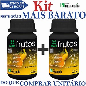 KIT 2 Mais Frutos Concentrado 500ml - Kelldrin