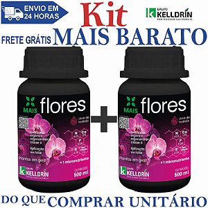 KIT 2 Mais Flores Concentrado 500ml - Kelldrin