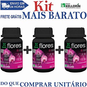 KIT 3 Mais Flores Concentrado 500ml - Kelldrin