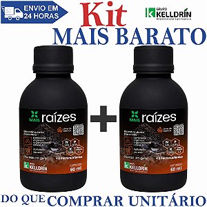 KIT 2 Mais Raizes Concentrado 60ml - Kelldrin