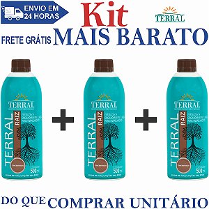 KIT 3 Raiz Concentrado 500ml - Terral