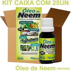 KIT 25 Óleo de Neem 10ml - Kelldrin