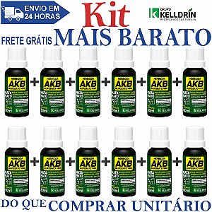KIT 12 AKB 480 Herbicida Glifosato 10ml - Kelldrin