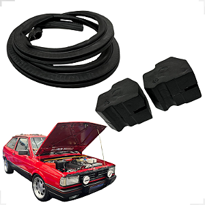 Batentes + Vedação Capo Gol Quadrado Saveiro Voyage Parati