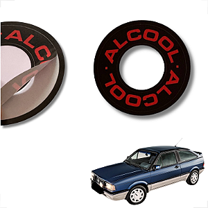 Adesivo Tanque Álcool Gol Quadrado Parati Voyage Emblema
