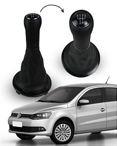 Coifa Preta + Bola Manopla Cambio GV/GVI Aro Preto