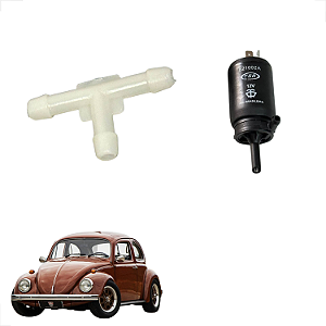 Kit Bomba Água “T” Mangueira conexão Fusca Kombi